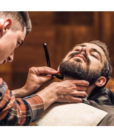Professional Straight Edge Barber Razor for Close Shaving | Salon Quality Shavette with 10 Blades - Krisp Beauty - Buy Online on GoSupps.com