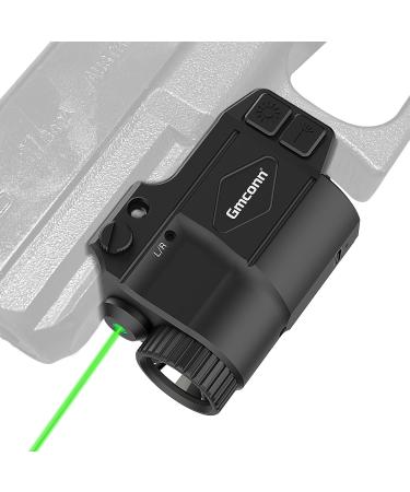 Gmconn Rechargeable Green/Blue/Red/IR Beam, Low Profile Beams Compatible with 21MM Rail Green Laser Light Combo