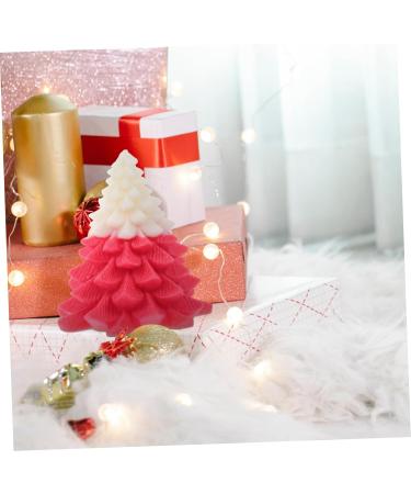 Buy FRCOLOR Christmas Tree Candles - Mini Decor Aroma Soy Wax Red - Perfect Holiday Fireplace Decoration - Buy Online on GoSupps.com