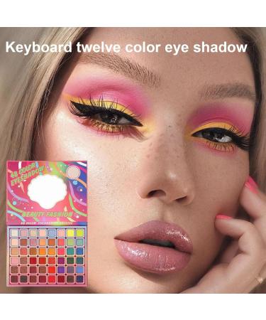 Eye Shadow Palette - Eye Shadow Make Up Palette Makeup 48 Colors | Eye Shadow Natural Long Lasting High Pigmented Eyeshadow Shimmer Glitter For Women Beginner Girls - Buy Online on GoSupps.com