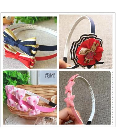 10mm Thin Plastic Hair Ties - Single-Colored Narrow Hair Bands | Tinkering Hair Accessories - White - Buy Online on GoSupps.com