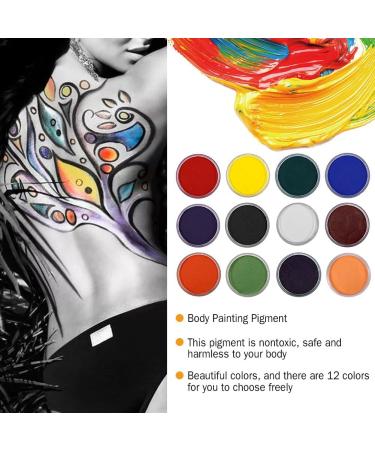 FILFEEL Body Paint for Face Matte Professional Water Based Pigment Cosplay Halloween Party Face Makeup (30g)(Blue) - Buy Online on GoSupps.com