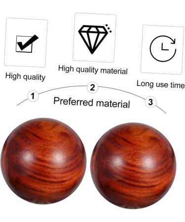 Beaupretty 4-Piece Carving Ornament Craft - Zen Meditation & Acupressure Wooden Balls for Relaxation | Stress Relief Toys - Buy Online on GoSupps.com