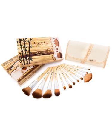 Vegan Cosmetic Brushes Luvia Cosmetics 12 Make-Up Brushes In A Brush Set For Sensitive Skin Gift Idea For Women - Buy Online on GoSupps.com