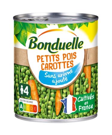 Bonduelle Peas and carrots - No artificial flavors - 530g