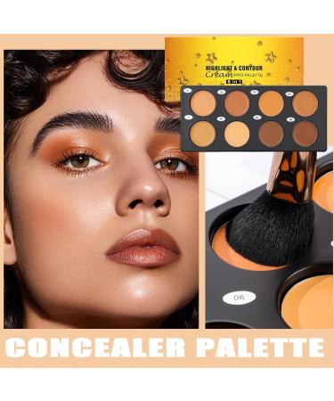  Tewzafiya Concealer palette color correction palette - Lightweight contour cream makeup palette | Daily enhancing cosmetic corrector for women for travel hotels - Buy Online on GoSupps.com