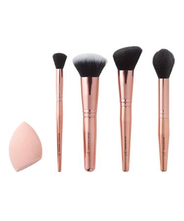e.l.f. Complexion Essentials Brush & Sponge Set - Perfect for Concealer, Powder, Blush & Highlighter - Total Face Sponge Included - Buy Online on GoSupps.com