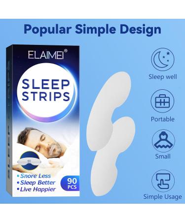 90 Pcs Mouth Tape for Sleeping | Yetree Sleep Strips - Stop Snoring, Sleep Talk, and Drooling | Improved Nighttime Sleeping for Men and Women - Buy Online on GoSupps.com