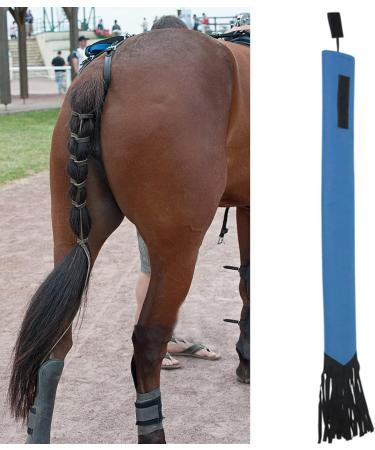 Tail Bag with Fringe Horse Tail Protector Guard Nonwoven Fabric Waterproof Breathable Horse Tail Bag (Blue) - Buy Online on GoSupps.com