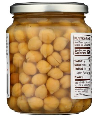 Jovial 100% Organic Chickpeas Gluten-Free, High Fiber, No Additives 13 Oz - Buy Online on GoSupps.com