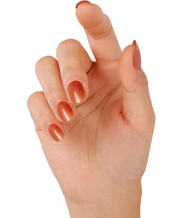 Bluesky Gel Nail Polish Spice Sparkle 80542 Bright Glitter Orange Peach Long Lasting Chip Resistant 10 ml (Requires Curing Under UV LED Lamp) - Buy Online on GoSupps.com