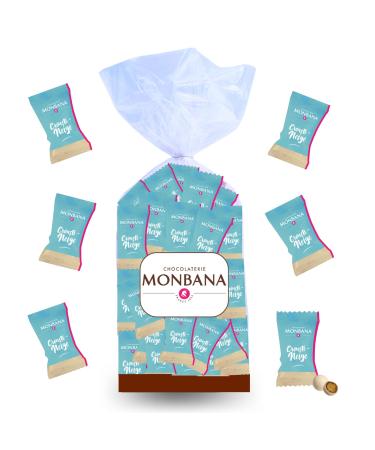 MONBANA | 100 Crousti-Neige | D licieuses Croustilles au Chocolat to offer or taste in total intimacy at a caf or a gourmet boisson