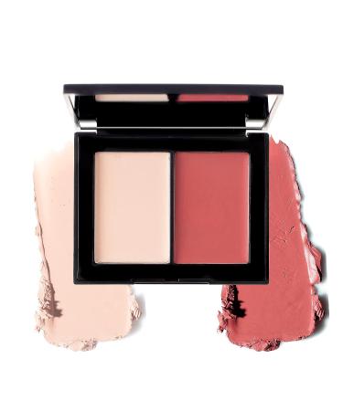 Belle Beauty Blush & Bashful Cream Blush and Highlighter Duo - Blossom 0.19 oz - Natural & Paraben Free - Buy Online on GoSupps.com