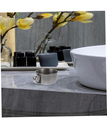 7 Pcs Stainless Steel Shaving Soap Bowl Set for Men - Premium Quality Grooming Essentials - Buy Online on GoSupps.com