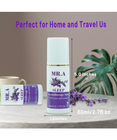 3 Pack Lavender Sleep Pillow Spray Set for Room Pillow Mist with Lavender Essential Oil Long-Lasting Line & Fabric Room Spray for Pillows and Sheets Melatonin Free 2.7 Fl Oz - Buy Online on GoSupps.com