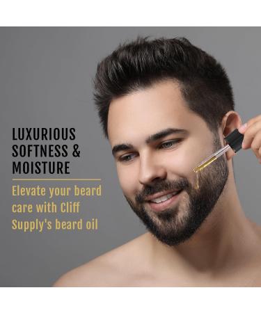 All Natural Beard Oil for Men | Organic Hydrating & Softening Beard Care | Jojoba & Almond Oil | Vitamin E | TSA Friendly | Cedar Musk - 1 Fl Oz - Buy Online on GoSupps.com