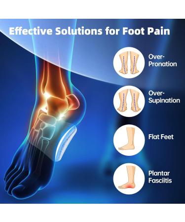 Arch Support Inserts for Women - Gel Pads for Flat Feet & Plantar Fasciitis Relief - Non-Slip Comfort with Two Height Options - Buy Online on GoSupps.com