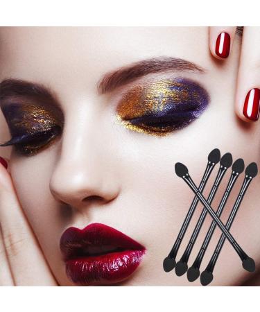 50 Pack Dual-End Eyeshadow Brushes Set | Double-Headed Sponge Makeup Applicators Assortment - Buy Online on GoSupps.com