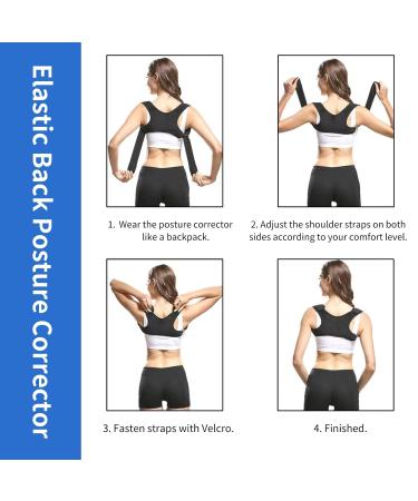 Posture Corrector for Men & Women | Adjustable Back Brace for Neck & Lower Back Pain Relief - Buy Online on GoSupps.com