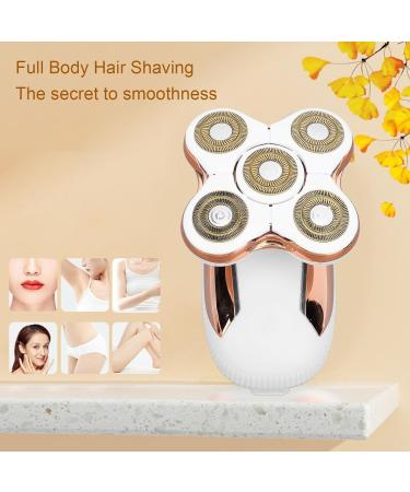 Sonew Electric trimmer for Women Washable Cordless Electric Trimmer with 5 Blades USB Rechargeable Lady trimmer for Underarms Legs - Buy Online on GoSupps.com