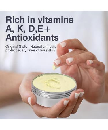 Organic Beef Tallow Balm - Unscented Moisturizer for Skin Care | Grass-Fed All-Purpose Lotion (2.5oz) - Nourish Your Skin Naturally - Buy Online on GoSupps.com