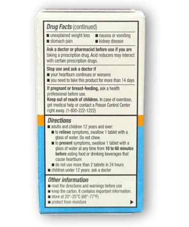 FUSION SHOP STORE Smart choices meaningful life! Famotidine 20mg Maximum Strength- Tablets 100ct (Pack of 1) - Buy Online on GoSupps.com