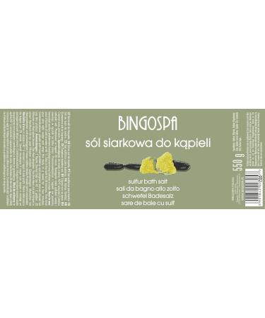 BINGOSPA Sulphur Salt for Skin Inflammation & Callus - 550g | Natural Healing & Soothing Treatment - Buy Online on GoSupps.com