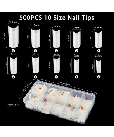 HSJL Silicone Hand for Acrylic Nails - Practice Hand with 500Pcs Nail Tips - Flexible & Bendable Fake Nail Mannequin - Best Left Hand for Acrylic Nails - Buy Online on GoSupps.com