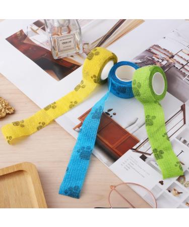3-Piece Heart Pattern Vet Wrap Set - Self Adhesive Cohesive Bandage Tapes for Cats, Dogs, Horses - 1 x 177 Inch - Buy Online on GoSupps.com