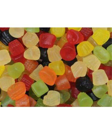 1kg Fruity Midget Gums Candy Pick & Mix Sweets Mixed Assortment Gummy Selection Resealable Pouch Share Bag