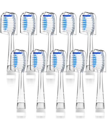 Compatible with Seago SG513/SG977/SGEK6/DT-K6 Electric Toothbrush Replacement Brush Heads for Seago Kids Electric Toothbrush 3+Years with dust Cover 10 Pack (Blue Medium) Blue 1 Count (Pack of 10)