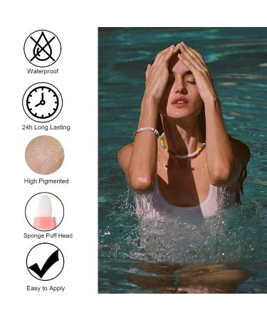 Rosarden Fairy Pink Highlighter Powder Stick for Face & Body - Glitter Makeup Stick for Enhancing Facial Contours - Buy Online on GoSupps.com