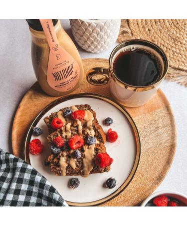 NUTCHUP The First Squeezy Cashew Butter | Delicious Nut Topping | Smooth & Crunchy Pancake Waffle Ice cream Pizza sauce | 435g Bottle (Cashew) - Buy Online on GoSupps.com