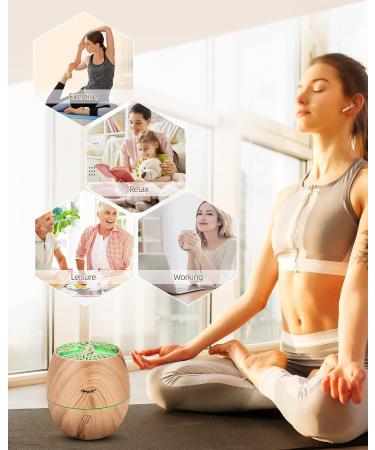 CCKeyin 120ml Portable Essential Oil Diffuser - Ultrasonic Humidifier with 7 Color-Changing LED Lights | Waterless Aromatherapy for Home & Travel - Buy Online on GoSupps.com