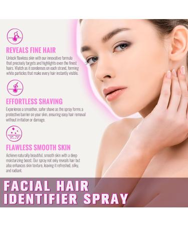 Face Hair Identifier Spray Body Hair Identifying Spray for Dermaplaning Dermaplaning Spray Hair Identifier Spray for Face Shaving Skin Body Hair Identifying Spray Skin Care Spray (2) - Buy Online on GoSupps.com