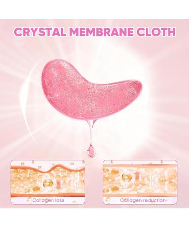 Rose Hyaluronic Acid Eye Masks - Collagen Treatment for Puffiness & Wrinkles | 60pcs Under Eye Patches - Anti-Aging Solution - Buy Online on GoSupps.com