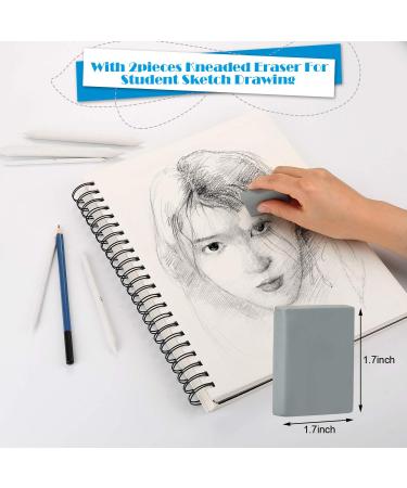 22 PCS Sketch Drawing Tools Set | Blending Stumps, Sharpeners, Erasers & More | AGPTEK Student Sketch Drawing Accessories - Buy Online on GoSupps.com