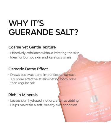 Dr.Melaxin Guerande Sea Salt Perfume Exfoliating Body Scrub for Smooth Skin Body Amber & Vanilla Scent - Buy Online on GoSupps.com