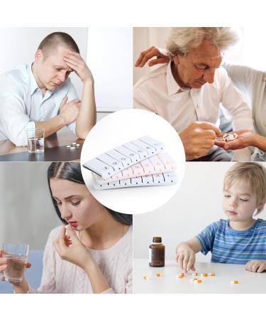 Weekly Pill Organizer - BPA-Free 7-Day Travel Pill Box for Vitamins & Medications | Snap-On Design - Buy Online on GoSupps.com