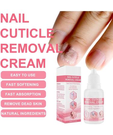 Cuticle Cream For Nails | Cuticle Remover Liquid 30ml Natural Softening Effective Absorption Cuticle Softener Cream For Nail Salon Home DIY Povanjer - Buy Online on GoSupps.com