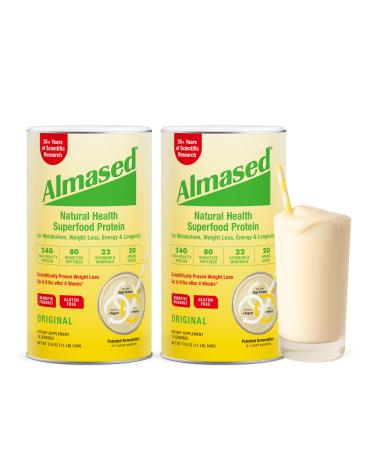Almased Multi-Protein Powder 17.6 OZ (Pack of 2)