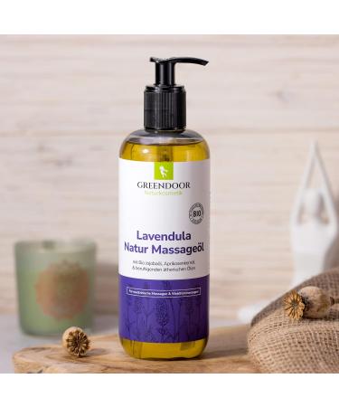 Greenendoor Lavender Massage Oil 500ml - Natural Cosmetics Savings Pack | Pure Mediterranean Essential Oils & Gifts - Buy Online on GoSupps.com