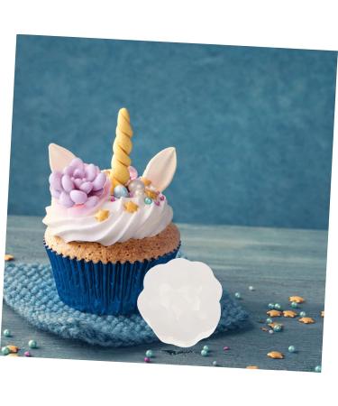 NUOBESTY 9pcs Flower Silicone Mold Epoxy Resin Candle Mold 3d Succulent Mold Aromatherapy Plaster Manual White 4X6X6CM - Buy Online on GoSupps.com