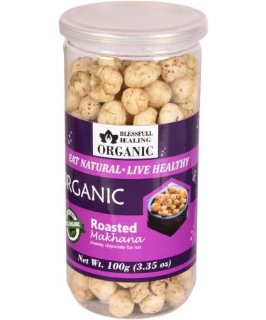 Blessfull Healing Organic Cheesey Chipoclate Roasted Flavoured Makhana 100 Gram - Buy Online on GoSupps.com