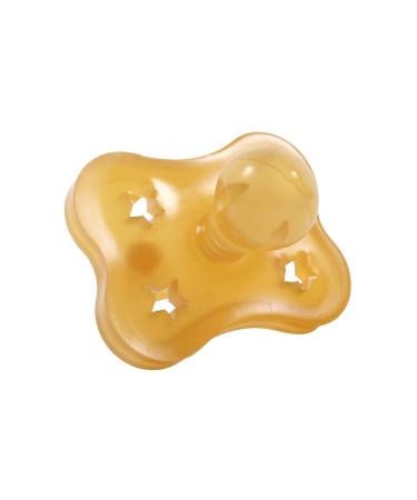 Sweetie Star Shape Rubber Pacifier 6-12 Months Medium Size | Natural Rubber with Rounded Nipple | 1 Count - Buy Online on GoSupps.com