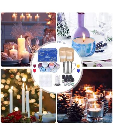 SUPERSUN Candles Making Kit for Adults - Christmas DIY Gift with Fragrance Oils, Pouring Pitcher, Beeswax, Tins, Wicks, Dyes, and Stickers - Buy Online on GoSupps.com