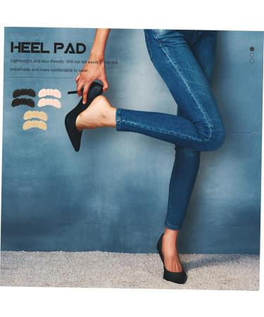 NOLITOY Heel Wear Pads - 6 Pairs High Heel Cushion & Grips for Women | Anti-Slip Comfort Liner Inserts for Shoes - Buy Online on GoSupps.com