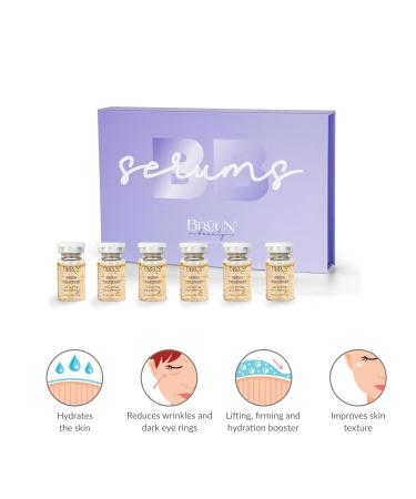 BRUUN BB Glow Serum Ampoule Pack of 6 EGF Peptide for Skin Strength & Elasticity | Spa & Esthetician Skin Care Kit - Buy Online on GoSupps.com