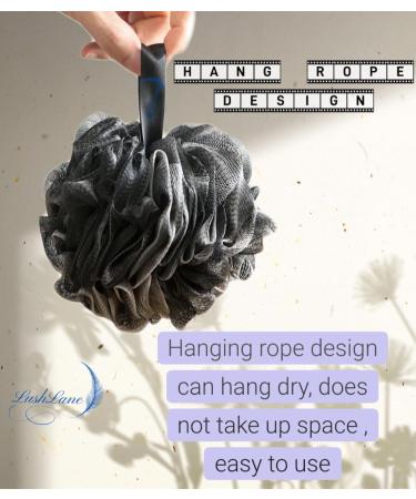 Buy Bath Loofah Pack of 6 - Exfoliating Shower Sponges for Scrubbing & Cleansing | Ideal Body Wash Pouf - Buy Online on GoSupps.com