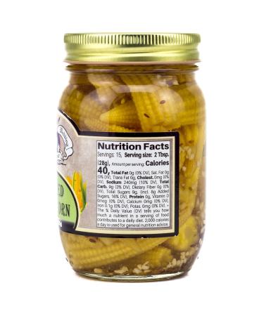 Amish Wedding Pickled Dilly Corn 16oz. - Pack of 2 | Crunchy and Tangy Corn Delight - Buy Online on GoSupps.com